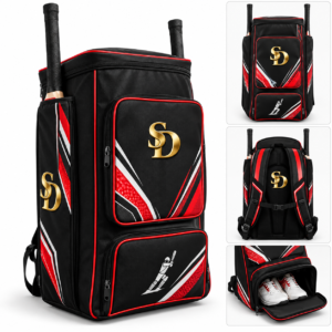 Premium Cricket Backpack Product Collage Cricket Kitbag